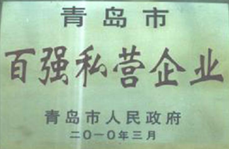 2010年青岛市百强私营企业